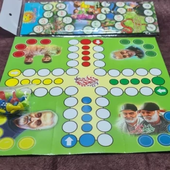 منچ و مار پله 4 نفره با طرح سردار و شهدا هدیه روز دانش آموز 