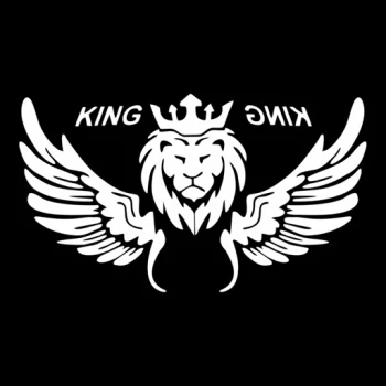 برچسب استیکر کینگ king  دو حالته ( از داخل و از بیرون)