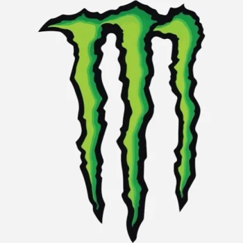 برچسب استیکر بدنه خودرو طرح مانستر Monster ساده