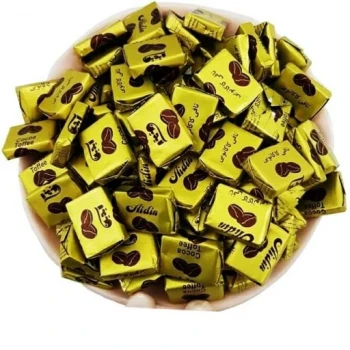 تافی شکلات چهار گوش آیدین 100 گرمی 