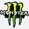 برچسب استیکر بدنه خودرو طرح مانستر Monster