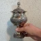 قندان مسی کروم گلبرگ پایه دار گنبدی نانو شده