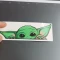 برچسب استیکر بدنه خودرو طرح Baby Yoda Star Wars جنگ ستارگان