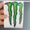 برچسب استیکر بدنه خودرو طرح مانستر Monster ساده