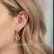 گوشواره استیل وارداتی آبکاری طلا کیفیت عالی