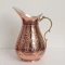 پارچ مسی الماس تراش طرحدار بزرگ دسته برنجی نانو