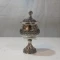 قندان مسی کروم گلبرگ پایه دار گنبدی نانو شده