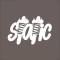برچسب استیکر خودرو طرح استاتیک Static