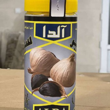 سیر سیاه آلدا تخمیر کامل از سیر همدان (۲عددقوطی ۲۰۰ گرمی)