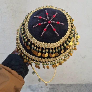 کلاه کردی زنانه دست ساز