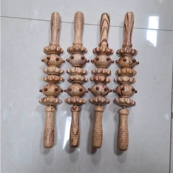 ماساژور چوبی دنده ای دست ساز