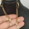 گوشواره آویزی سبک طلایی و نقره‌ای رنگ ثابت