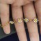 دستبند دخترانه استیل کیفیت عالی رنگ ثابت در دو رنگ طلایی و نقره ای