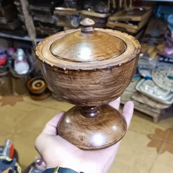 جاشکلاتی و جاخشکباری چوبی دست ساز پایه دار