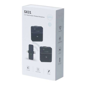 میکروفون یقه ای اورجینال تایپ سی و لایتنینگ SX31