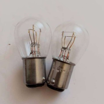لامپ چراغ خطر خودرو / لامپ ۲ کنتاک چراغ عقب خودرو ،بسته 10عددی  . ویتکار