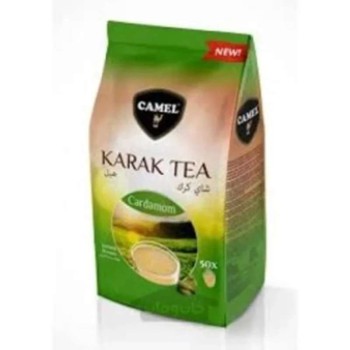چای کرک اصلی کمل camel نیم کیلویی | Orginal Karak | با طعم هل | حاوی 25 ساشه 20