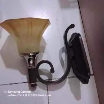 چراغ دیواری مدل گل لاله فلزی برند Sunstar