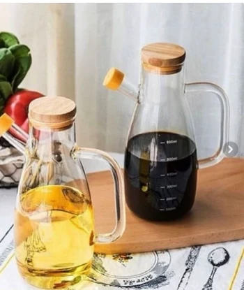 روغن ریز پیرکس درب بامبو ظرفیت 1000 میل