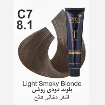 رنگ موی گیاهی تاکوری C7 بلوند دودی متوسط