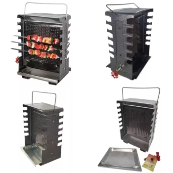کباب پز (منقل گازی) 12 سیخ دو طرفه نوبل (پس کرایه)