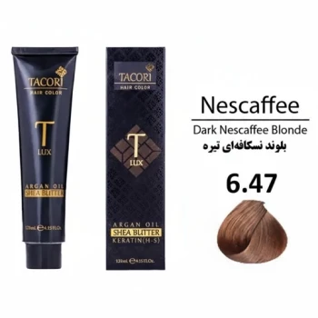 رنگ مو نسکافه ای تیره 125 میل تاکوری 