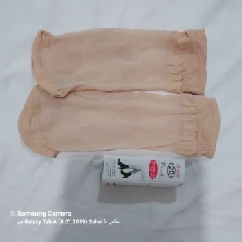 جوراب مچی زنانه برند پنتی رنگ کرم میکرو 20 