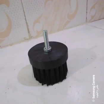 فرچه  نرم سر دریل نظافتی مناسب شستشو سرامیک ،مبل،فرش،ماشین و... درجه یک و باکیفیت سایز  کوچک که در تصاویر معلومه