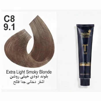 رنگ مو گیاهی 125 میل tacori رنگمو دگبلمهد دودی c8 تاکوری