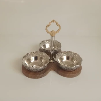 اردو خوری سه تایی مسی کروم شده استنددار 