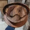 کاسه تاشو چوبی طرح دو خانه ، آجیل خوری چوبی دست ساز