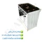 اجاق گاز 5 شعله طرح فر صفحه لعابی (پس کرایه)