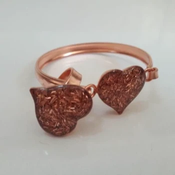ست انگشتر و دستبند بچه گانه طرح قلب