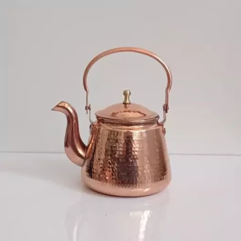قوری مسی زنجانیها طرح قاجاری نانو شده با کیفیت عالی