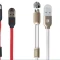 کابل شارژ و انتقال داده دو سر لایتنینگ و میکرو یو اس بی ریمکس Remax RC-025T Magnet Lightning And Micro USB 2 in 1