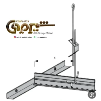 فنر دوبل و یک جفت سیم اویز20سانتی