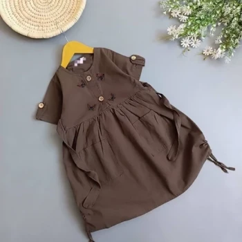 سارافون دخترانه گلدوزی شده