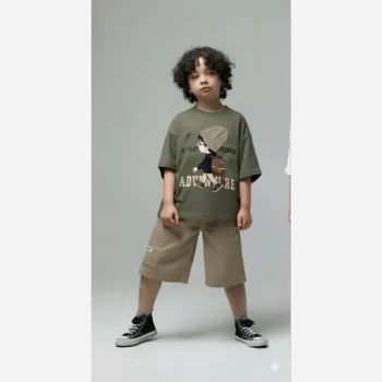 ست پسرانه کلاه بافت برجسته