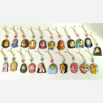 گیره روسری عروسکی امکان انتخاب طرح ندارد جنس چوبی مناسب هدایای فرهنگی مدارس جشن تکلیف عبادت حجاب اربعین 
