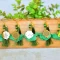 جاکلیدی طرح غدیر ریشه دار  گلدار منقش به پلاک القاب حضرت علی علیه السلام مناسب هدیه جشن غدیر و مناسب های مذهبی 