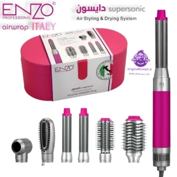 سشوار دایسون شرکت انزو ایتالیا  ENZO PROFESSIONAL ITALY 6IN1       