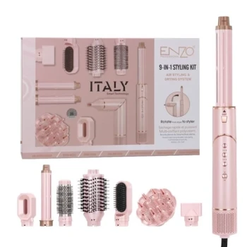 سشوار حرفه ای انزو ست کامل  ENZO PROFESSIONAL ITALY 755P V8  
