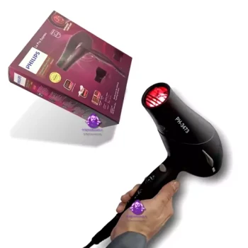 سشوار فلیپس حرفه ای المنت کرستالی   PHILIPS PROFESSIONAL NEW3473  سشوار سالنی و خانگی   توان قدرت المنت های کرستالی 2400