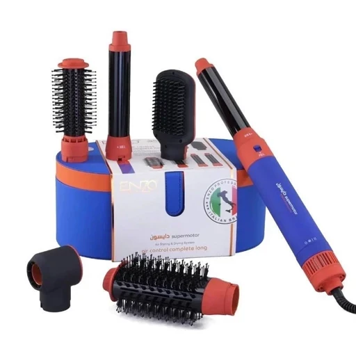 سشوار دایسون شرکت انزو ایتالیا  ENZO PROFESSIONAL ITALY 6IN1  شماره کالا2/EN-4133   