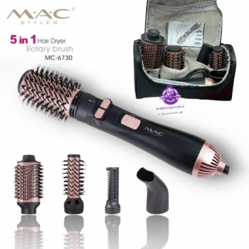 سشوار چرخشی مکستایلر  M.A.C STYLER 6730  PROFESSIONAL SALON EAC  1200W  سشوار چرخشی مکستایلر  پنج کاره اورجینال  