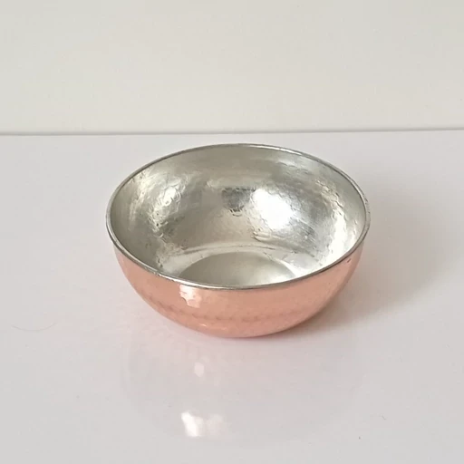 کاسه سوپ خوری مسی ته گرد نانو شده تک عددی
