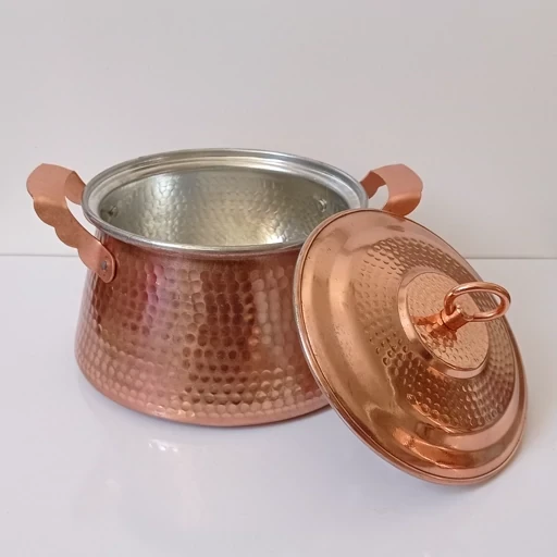 دیگ مسی سنگین نانو شده زنجان سایز دو (چهار نفره) با کیفیت عالی 
