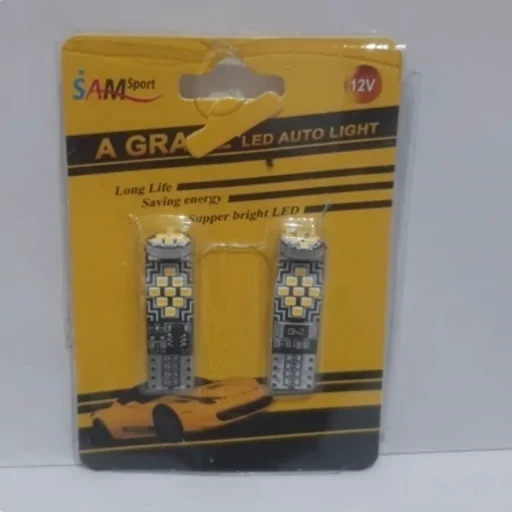 لامپ چراغ انبه ای سکن انواع خودرو smd24 بسته دو عددی