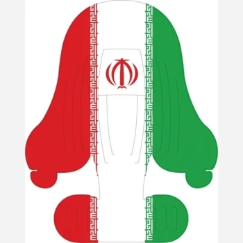 کلاه طرح ایران تجمعات شبانه جمهوری اسلامی جشن پیروزی انقلاب بیست دوم بهمن ایران 