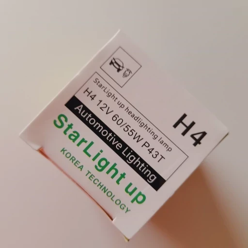 لامپ خودرو سه خار H4 استار لایت(starLightUp) 100 وات